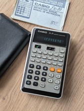Vintage 1970  a CASIO FX-19 Scientific Functional Calculator With Carrying Case