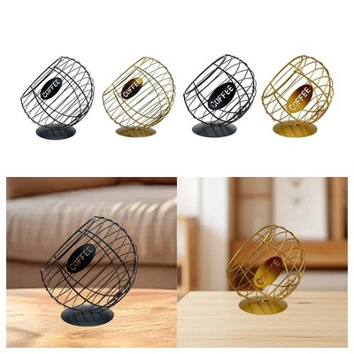 Coffee Pod Holder Counter Decor for Cafe Hotel Storage Cup Organizer Cup