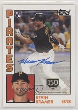 2019 Topps 1984 Baseball Series 2 150th Anniversary 65/150 Kevin Kramer Auto 0c2