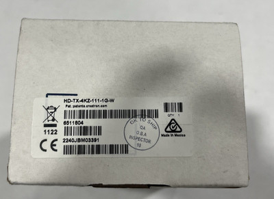 Crestron HD-TX-4KZ-111-1G-W DM Lite 4K60 HDR Wall Plate TX White 6511804