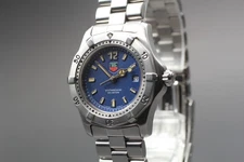 Near MINT TAG Heuer Professional 2000 WK1313 Blue Quartz 29mm Ladies Watch JAPAN