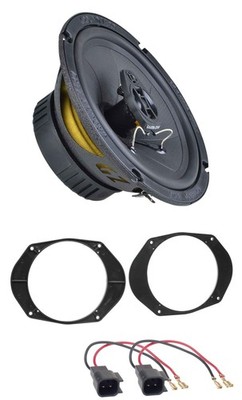 Ground Zero 2-Way 120Watt 16.5cm Speakers for Ford Focus Ka Front Door Rear A