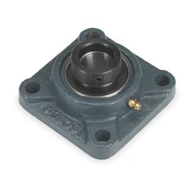 Dayton 3Fcy9 Flange Bearing, 4-Bolt, Ball, 1'' Bore