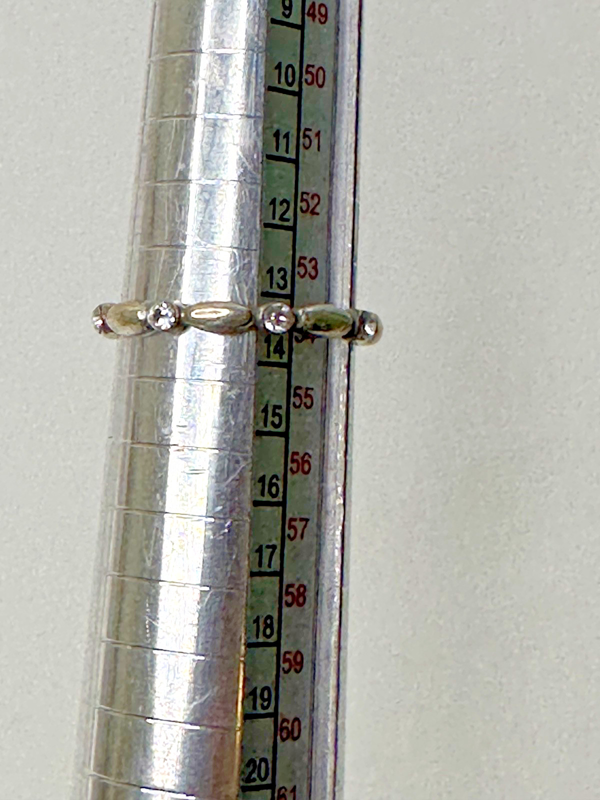 Brighton Stackable Ring Silver Plated Signed Rhin… - image 7