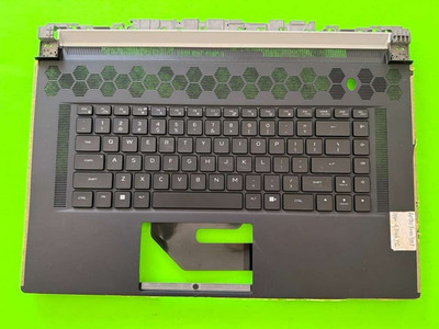 0346YC 0C9T67 AM3Q3000801 Dell Alienware x17 R1 R2 US English Keyboard Palmrest