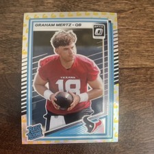 2025 Panini Donruss Optic - Rated Rookie Graham Mertz #259 Flex Prizm /199 (RC)