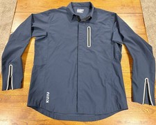 Kuiu tiburon long sleeve snap button shirt blue XL performance lightweight