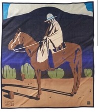Pendleton Artist Collection HORSE Wool Blanket Logan Maxwell Hagege Rare Limited