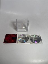 Sony  Memorex MiniDisc MD Lot of 3 Translucent 74 80 Min  Plastic Case
