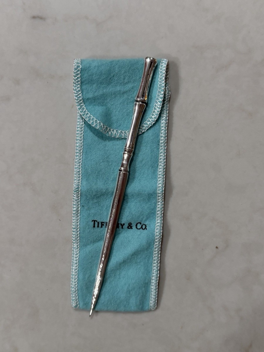 Vintage Tiffany & Co. Makers Bamboo Sterling Silver Letter Opener