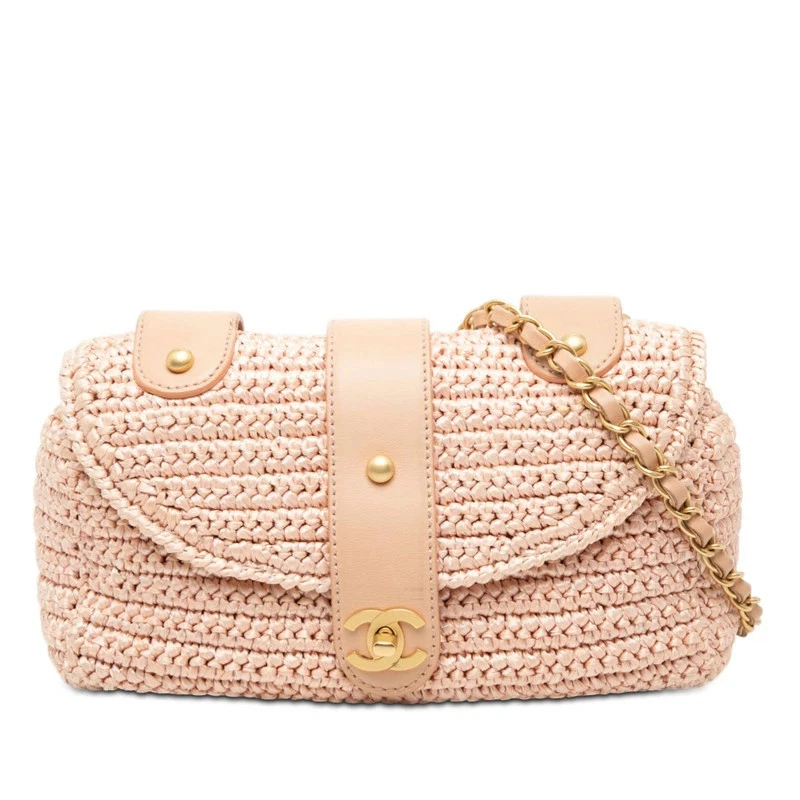 CHANEL Straw Shoulder Bags for Women for sale | eBay