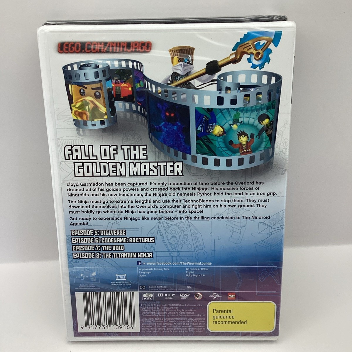 Lego Ninjago-Masters of Spinjitzu : Series 3 : Vol 1 (DVD, 2011