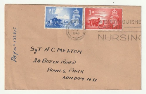 10/5/1948 UK GB FDC - Channel Islands Liberation - London Slogan Postmark