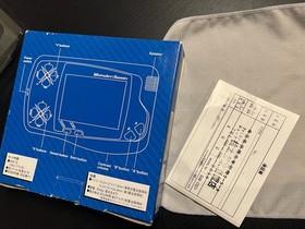 WonderSwan Console Skeleton Blue CIB Complete Free Game US SELLER