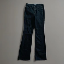 Judy Blue Covington High-Rise Button Fly Bootcut Jeans Women 5/27 Black Stretch