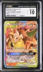 CGC 10 Charizard & Braixen GX 2019 Cosmic Eclipse 22/236 Holo Pokemon Card