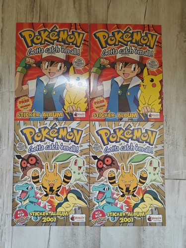 2x Pokemon Alben Serie 1 & 2x Pokemon Alben Serie 3 LEER NEU