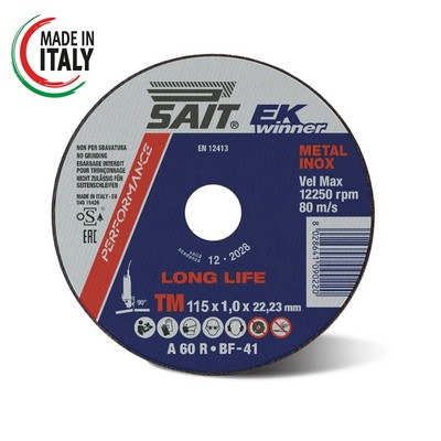 TRENNSCHEIBE FÜR METALL/EDELSTAHL WINKELSCHLEIFER 115x1,0 SAIT EK WINNER