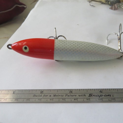 FISHING LURE HEDDON 4¼" VINTAGE ZARA-SPOOK NOSE TIE. LOOKS NEW