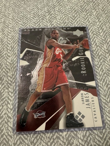 Lebron James 2003 Upper Deck Black Diamond Rookie Gem 5x7 Jumbo RC