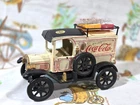 VTG CAST IRON COCA-COLA DELIVERY TRUCK
