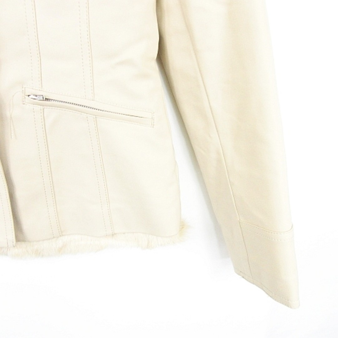 MK Michelle Clan MICHEL KLEIN jacket with coat liner stretch cotton rabbit Used