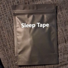 Sleep Tape Sleep Aid for Snoring, Promotes Nasal Breathing, Black Pouch