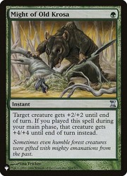 Might of Old Krosa 204/301 The List