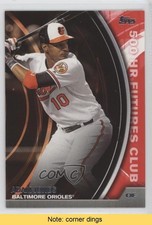 2016 Topps Update Retail 500 HR Futures Club Adam Jones #500-7 READ 0o9
