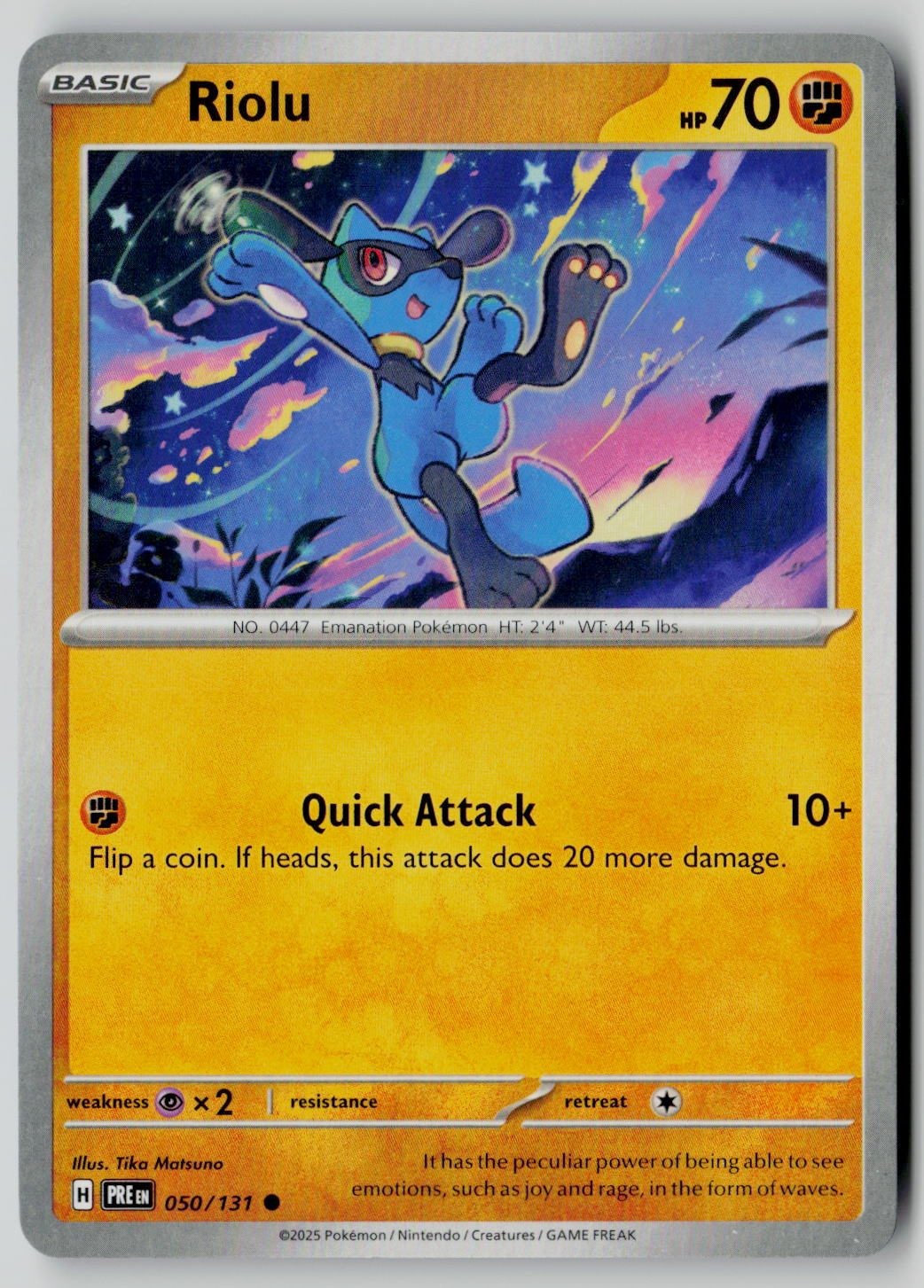 Riolu 050/131 PRE Common Pokemon