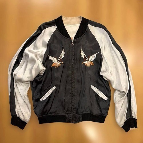 Warehouse, Warehouse Vintage Suka Jacket Cottonless Tiger Rayon M No.sj1171