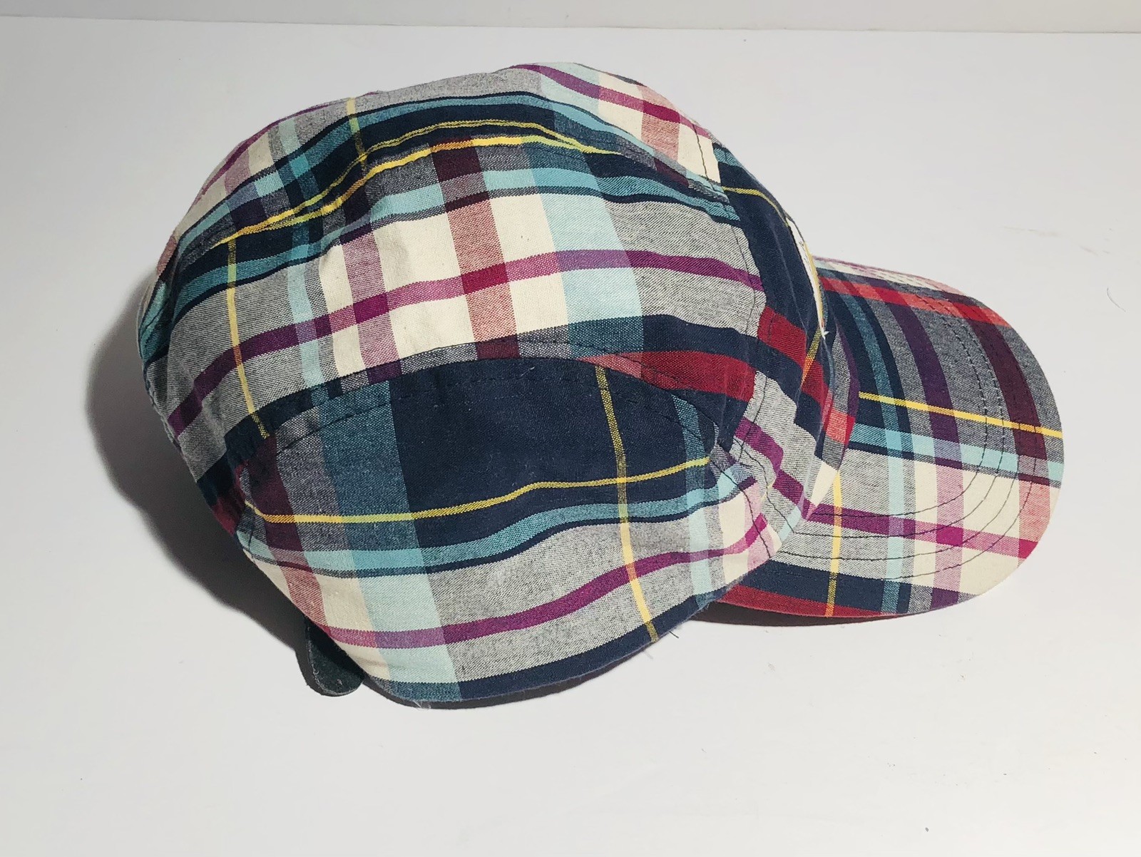 Sluder Patchwork Madras 5 Panel Strapback Adjusta… - image 6