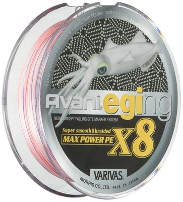 MORRIS VARIVAS Avani Eging Max Power PE X8 150m #0,8 16,7lb Angelschnur NEU