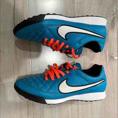 Nike Tiempo Gino Leather TF US 7.5 UK 6.5 631284 418 Soccer Futsal