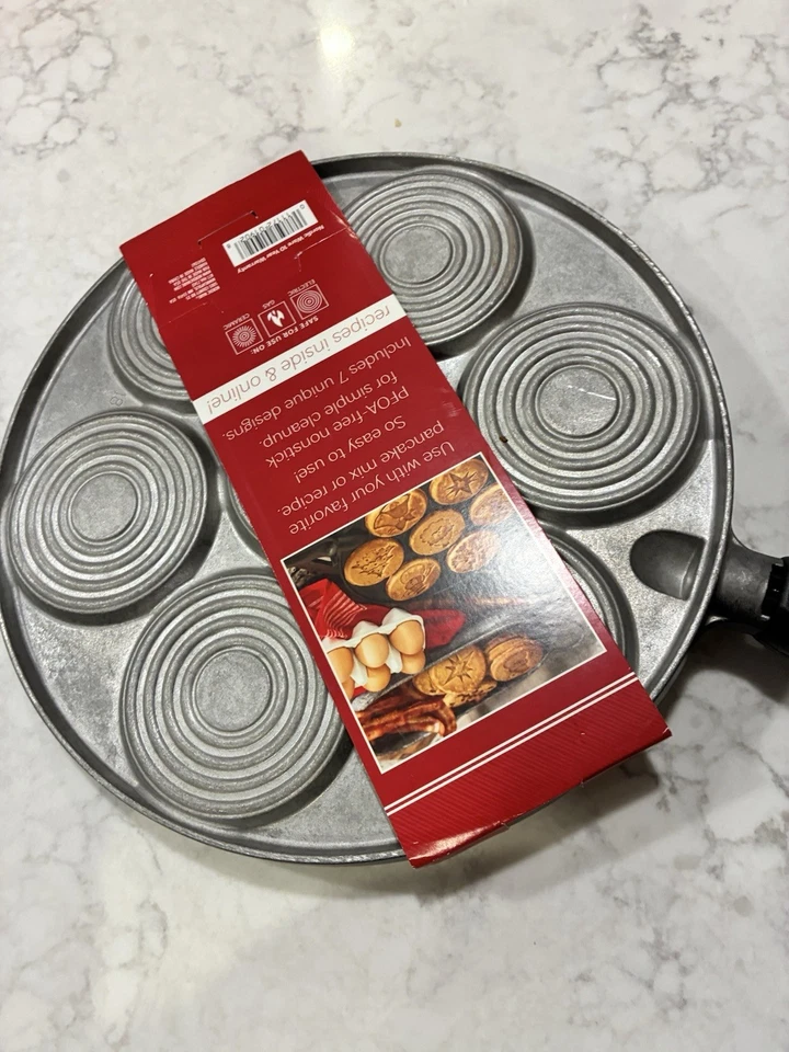 Nordic Ware USA Fall Christmas Mini Pancake Pan Skillet Read - Image 3 of 3