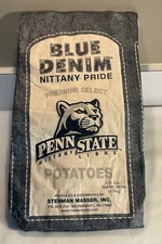 Penn State Nittany Lions Blue Denim Nittany Pride Potato Bag. 15” x 8.5”