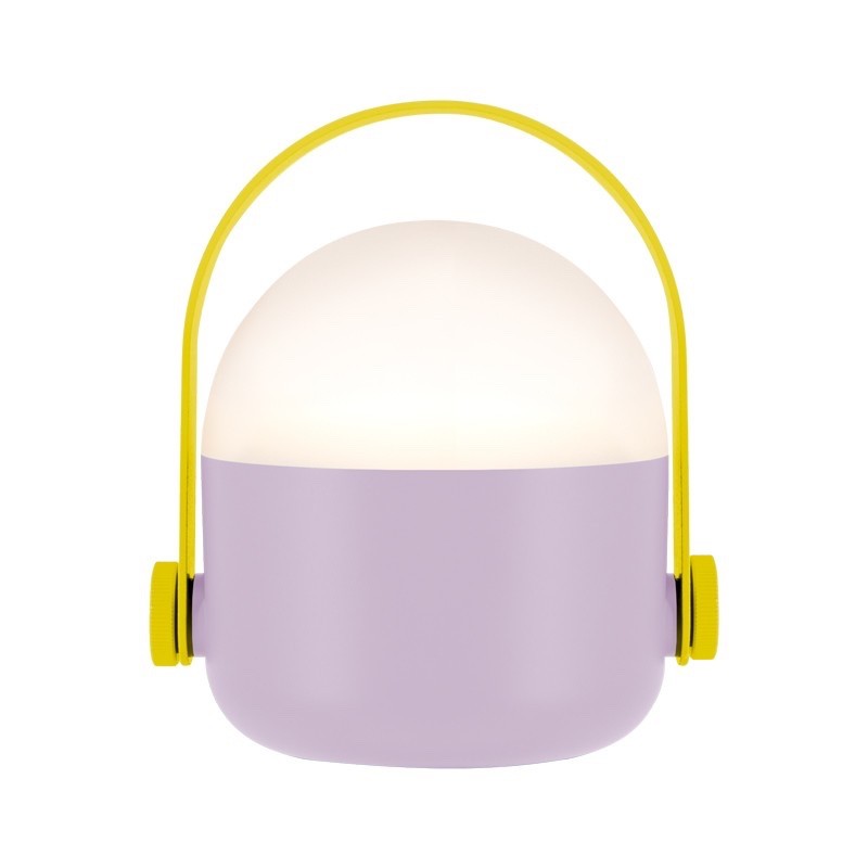 Lampe LED sans fil lilas OLE Remember rechargeable pour table de chevet et salon - 3
