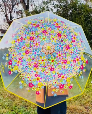 Marc Jacobs X Takashi Murakami Daisy Umbrella NEW rare collector