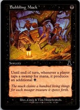 MTG Magic The Gathering Bubbling Muck Prophecy Played See Scan R