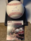 JUAN GONZALEZ Autograph Signed Official American League Baseball JSA. Case +