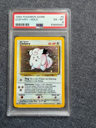 Clefairy graded PSA 6 for sale on eBay