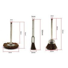 Horse Hair Brush 3.00cm 3.00cm 6.00cm Cleaning Polishing Wire Brush Set