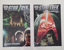 IDW Star Trek: Vulcan's Vengeance Part 1 and 2      #7 and #8