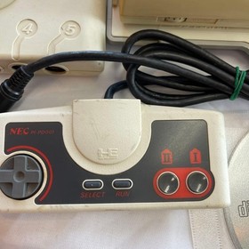 PC Engine Console + CD-ROM2 CDR-30A w/ INTERFACE UNIT IFU-30A + Games Working JP