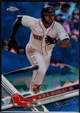 Jackie Bradley Jr. 2017 Topps Chrome Sapphire Edition #245 /250 Red Sox 