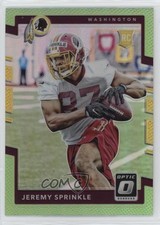 2017 Donruss Optic Rookies Lime Green Prizm Jeremy Sprinkle #115 1io5