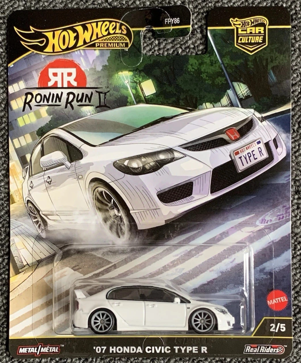 ホットウィール プレミアム　ローニンランⅡ シビック　タイプR チェイス CHASE ！Hot Wheels '07 Honda Civic Type Car Culture Ronin Run II w