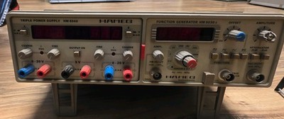 HAMEG. TRIPLE POWER SUPPLY HM8040 und FUNCTION GENERATOR HM8030-3