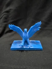 Vintage Blue Bald Eagle Mold-a-Rama Souvenir Figure