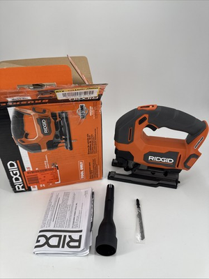#ad Ridgid R86344 18V Brushless Cordless Jig Saw TESTED With Box and Parts. $74.95